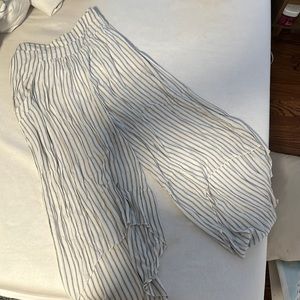 Vintage Havana striped flowy pants
